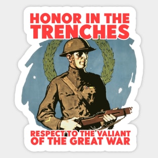 WW1 - Honor in the Trenches Sticker